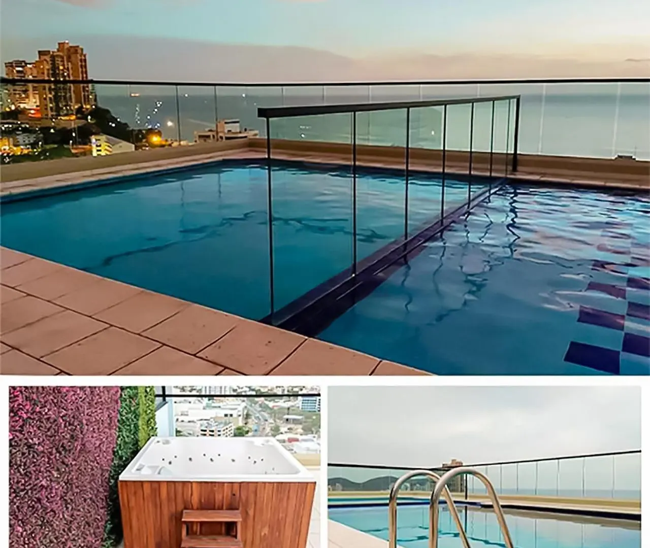 Apartamento Vista Al Mar, Piscina, Jacuzzi Lovely Santa Marta  Colombia